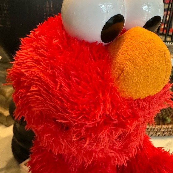 2016 Sesame Street TICKLE ME ELMO 14” Talking Interactive Plush Toy Hasbro WORKS - Picture 3 of 9